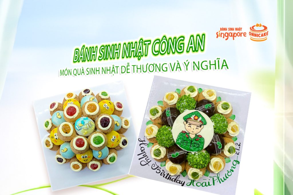 Bánh sinh nhật Công An - Món quà sinh nhật dễ thương và đầy ý nghĩa